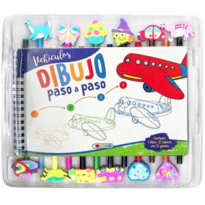 Libro Vehículos: dibujo paso a paso