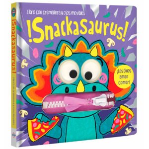 ¡Snackasaurus! Libro con cremallera