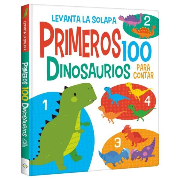 Libro Solapa Primeros 100 Dinosaurios para Contar