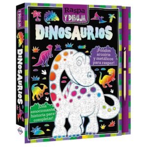 Libro Dinosaurios Raspa y Dibuja