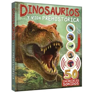 Libro Dinosaurios y vida Prehistórica con Sonidos