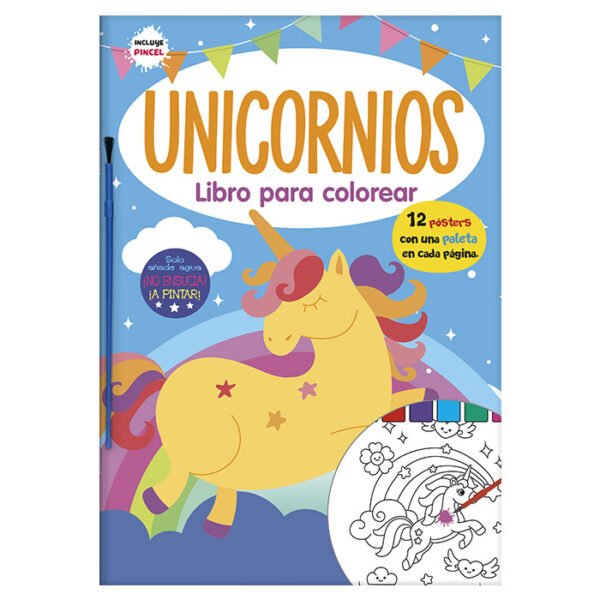 Unicornios: Libro para colorear