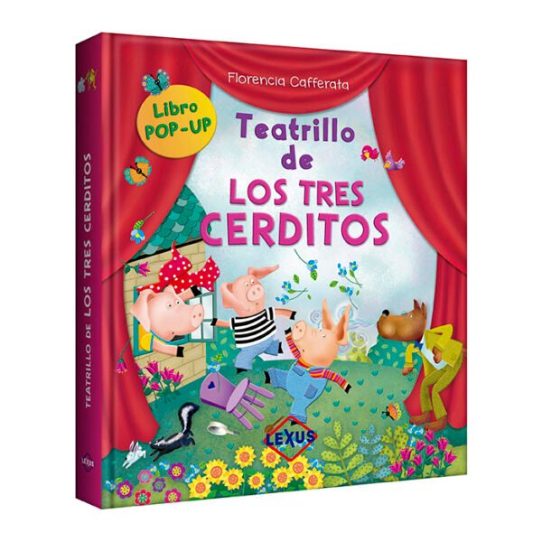 Libro pop-up teatrillo de los tres cerditos