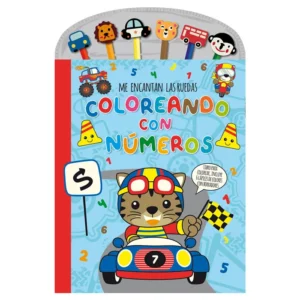 Libro Me encantan las Ruedas – Coloreando con Números TUCRU1