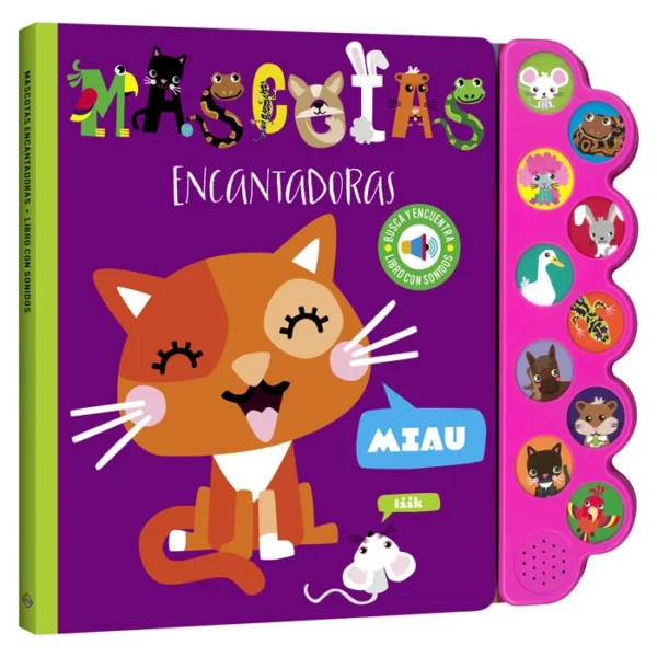 Libro Con Sonidos Mascotas encantadoras KRDSM1