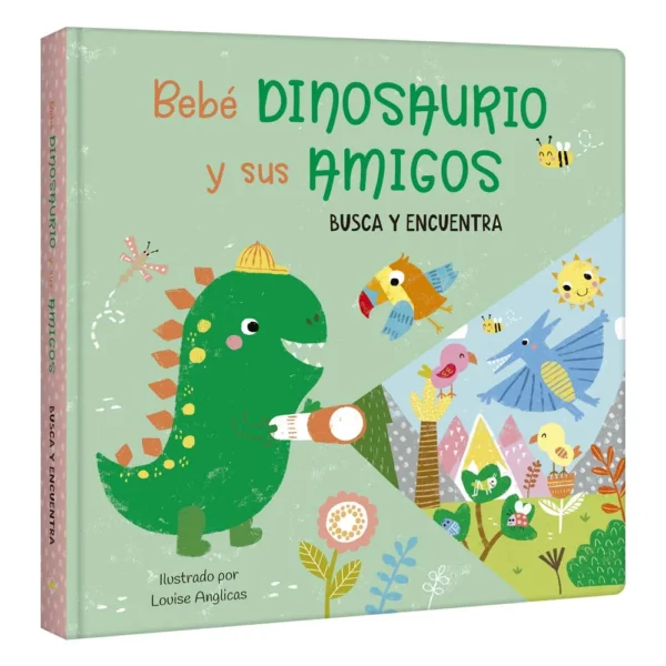 Libro Busca y Encuentra - Bebé Dinosaurio y sus Amigos