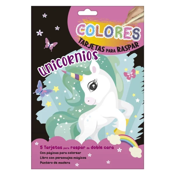 Tarjetas para Raspar - Unicornios